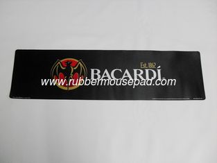 China Beer Rubber Bar Runner Natural Polyester Fabric For Promotional Project supplier