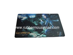 China Natural Rubber Gaming Mouse Mat Smooth Surface , Customized Sizes / Shapes supplier